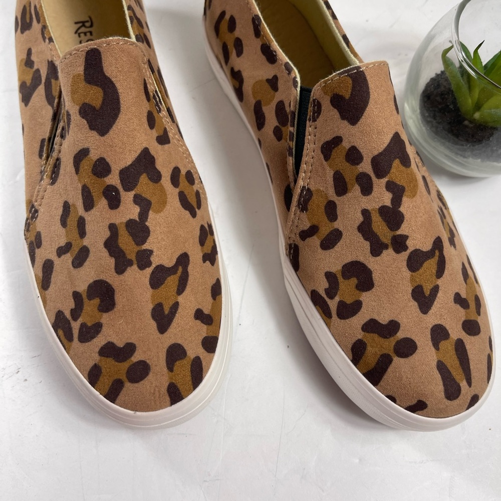 Restricted leopard print slip on sneakers - Picture 2 of 9